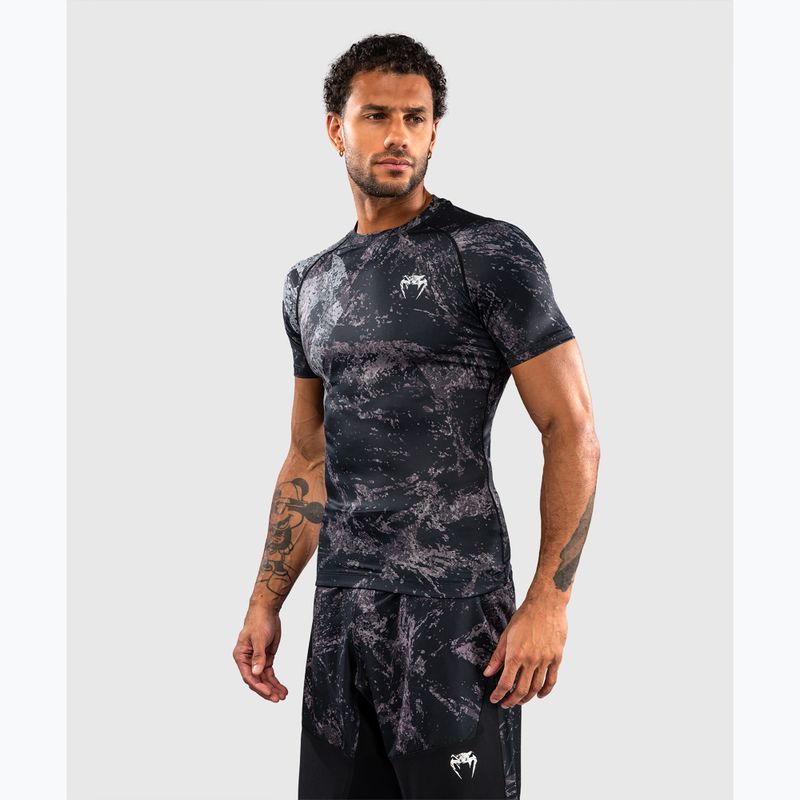 Herren-Rashguard Venum Rage & Workout Rashguard SS black/grey 3