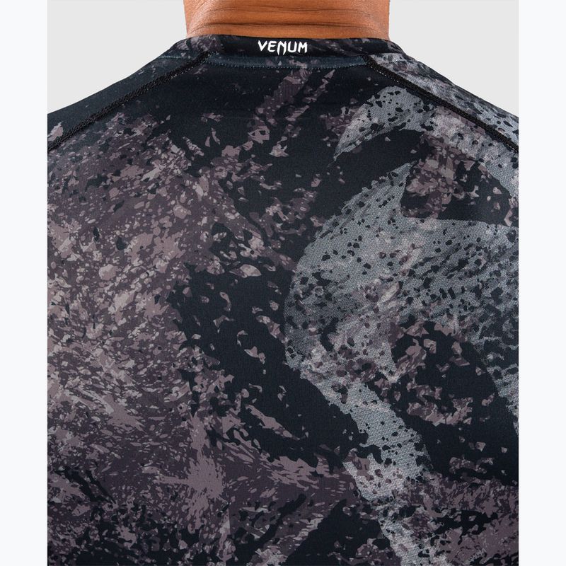 Herren-Rashguard Venum Rage & Workout Rashguard SS black/grey 6