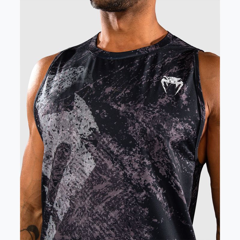 Herren-Shirt Venum Rage & Workout Dry Tech Tank Top black/grey 5
