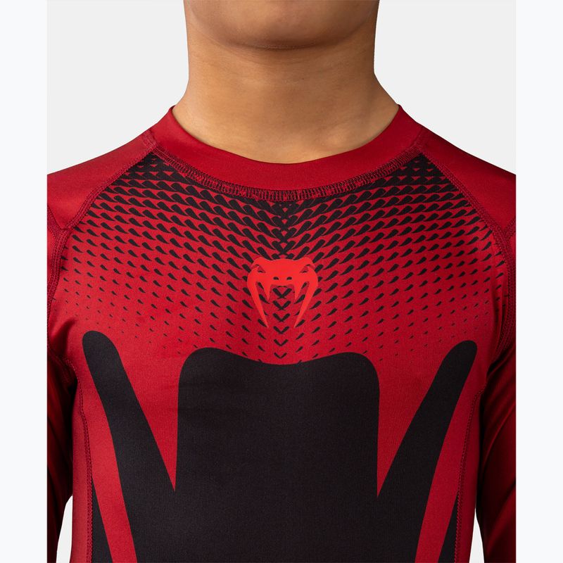 Kinder-Rashguard Venum Attack Rashguard SS black/red 5