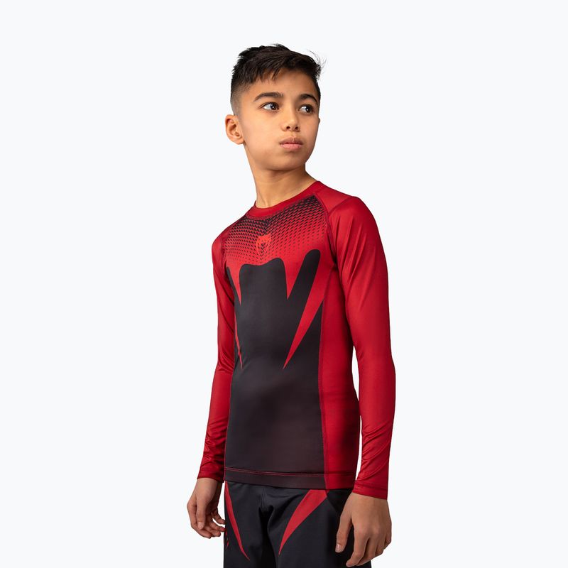 Venum Attack Rashguard LS black/red 3