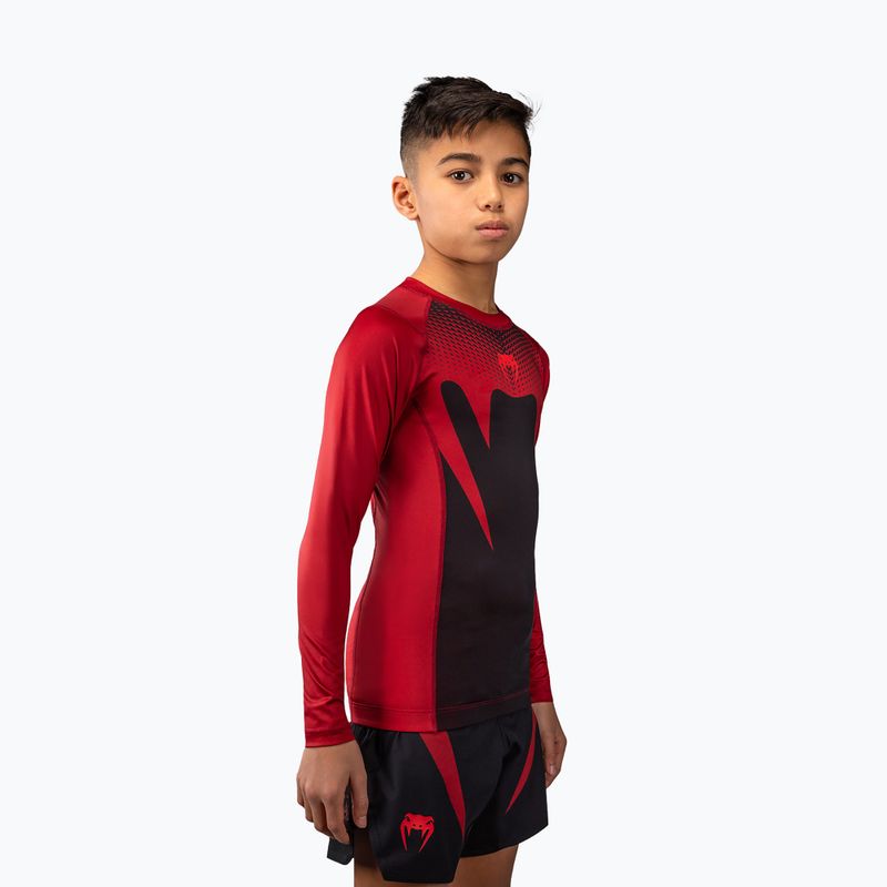 Venum Attack Rashguard LS black/red 4