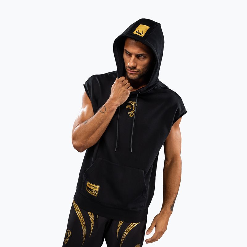 Herrenpullover Venum x Mike Tyson Tiger Sleeveless Hoodie black/gold 4