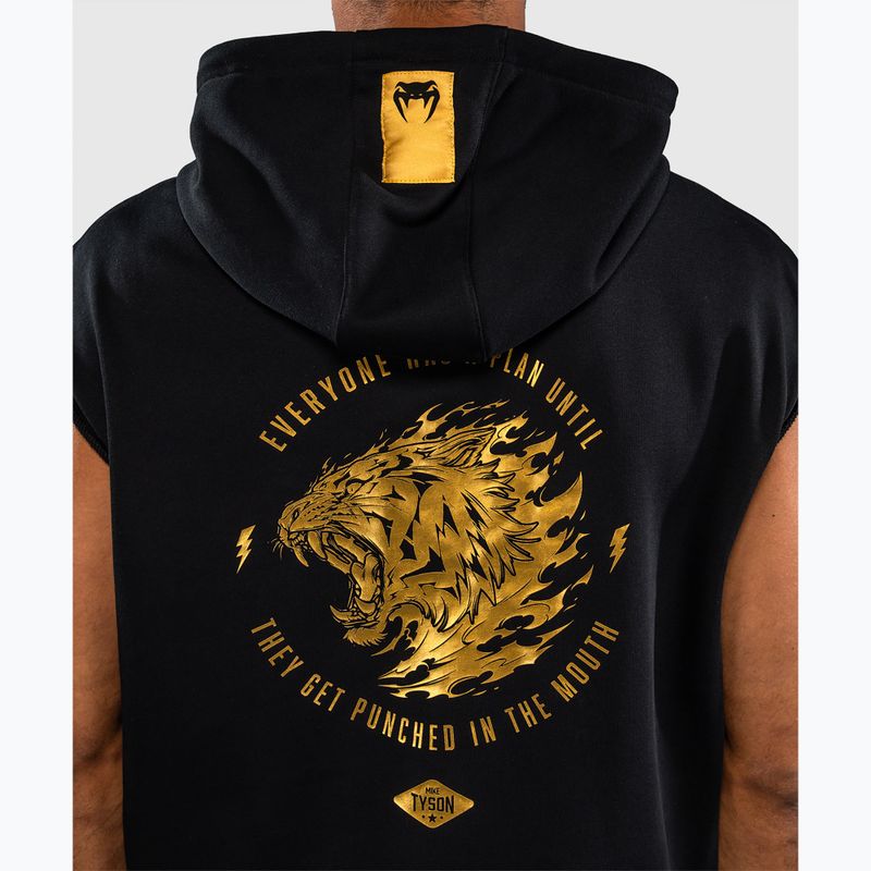 Herrenpullover Venum x Mike Tyson Tiger Sleeveless Hoodie black/gold 7