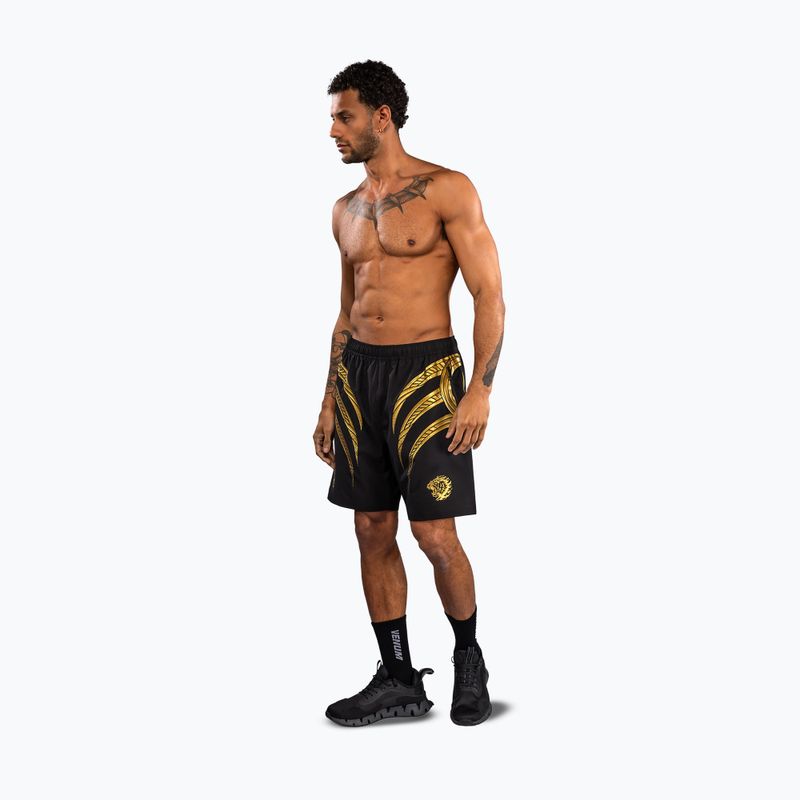 Herren-Trainingsshorts Venum x Mike Tyson Tiger Training black/gold 2