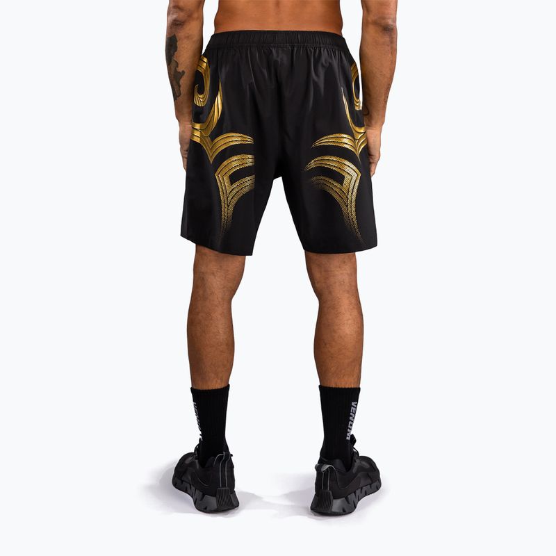 Herren-Trainingsshorts Venum x Mike Tyson Tiger Training black/gold 3