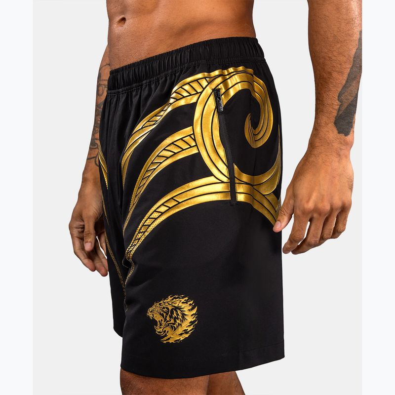 Herren-Trainingsshorts Venum x Mike Tyson Tiger Training black/gold 7