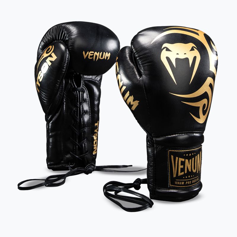 Boxhandschuhe Venum Giant 2.0 Mike Tyson Pro Boxing black/gold 2