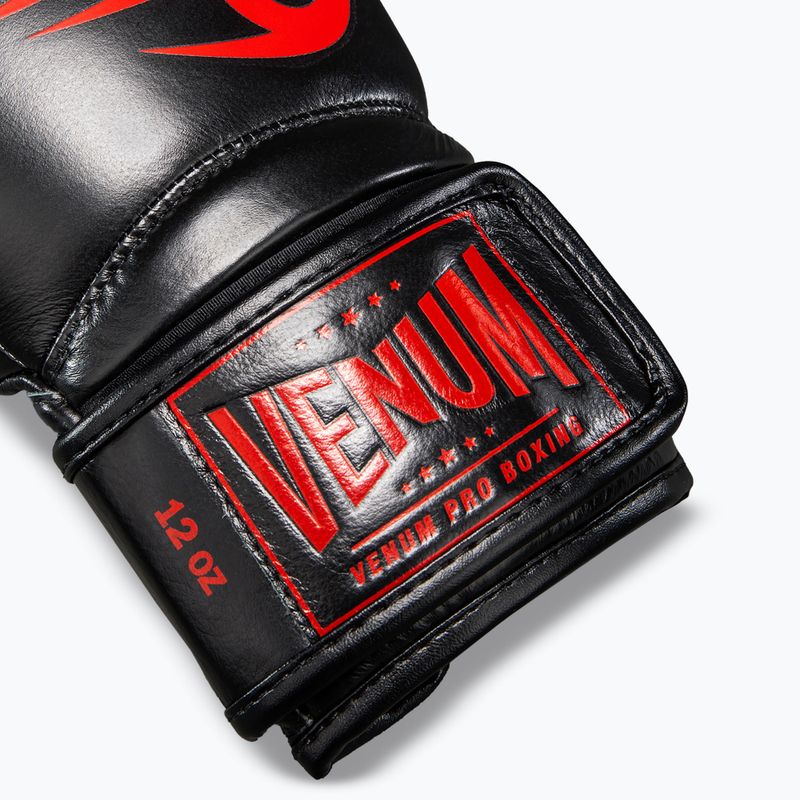 Boxhandschuhe Venum Giant 2.0 Mike Tyson Pro Boxing black/red 4