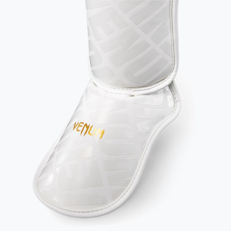 Schienbeinprotektoren Venum Contender 1.5 XT 3D Shin white/gold 2