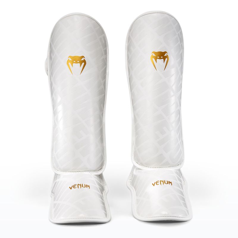 Schienbeinprotektoren Venum Contender 1.5 XT 3D Shin white/gold 4