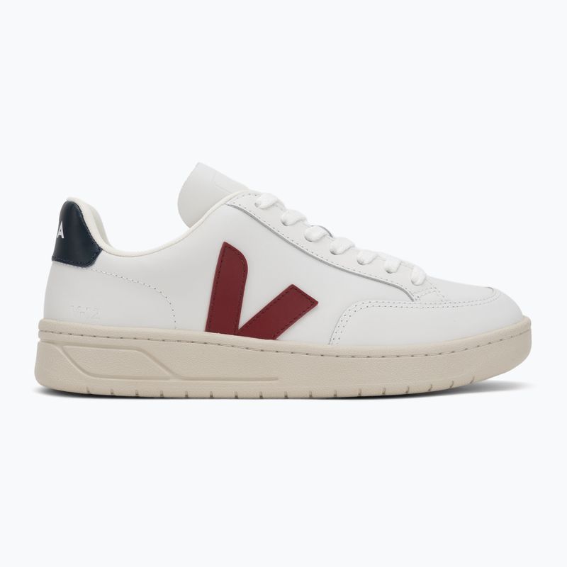 Damenschuhe VEJA V-12 Leather white/marsala/navy 2