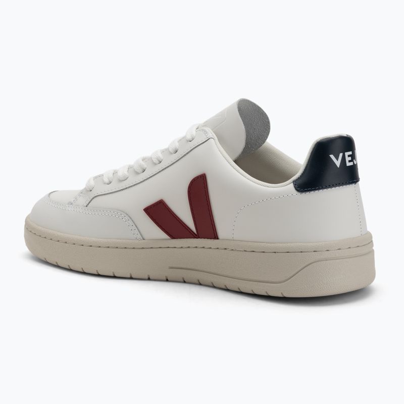 Herrenschuhe VEJA V-12 Leather white/marsala/nautical 3