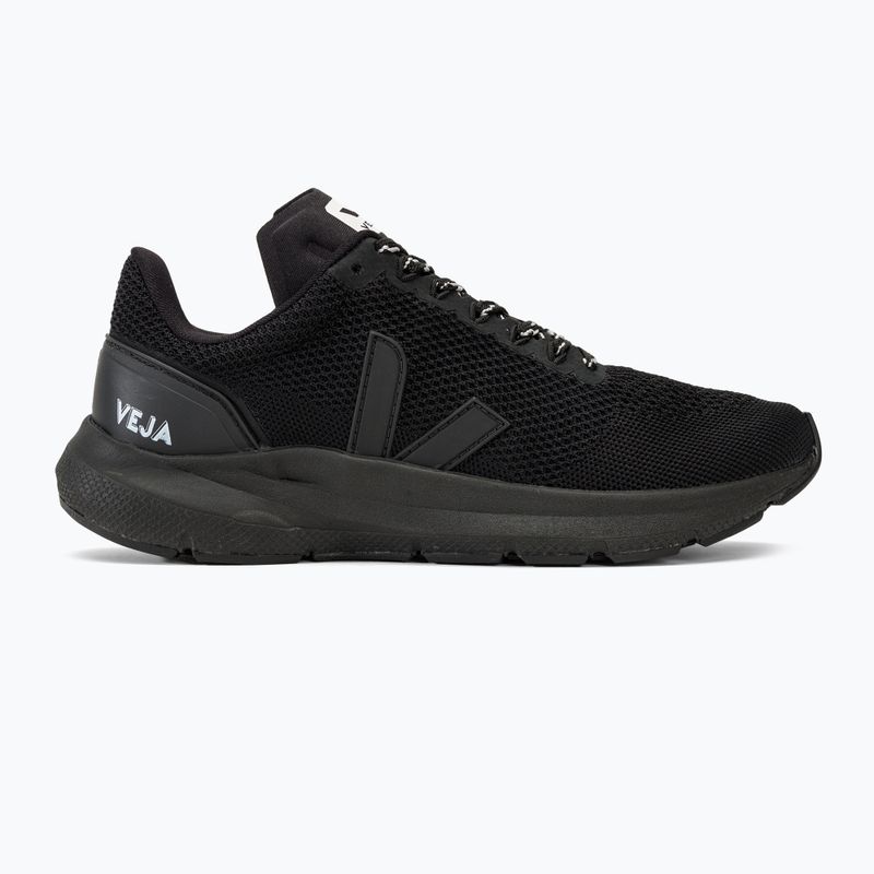 VEJA Marlin Lt V-Knit Damen Laufschuhe voll schwarz 2