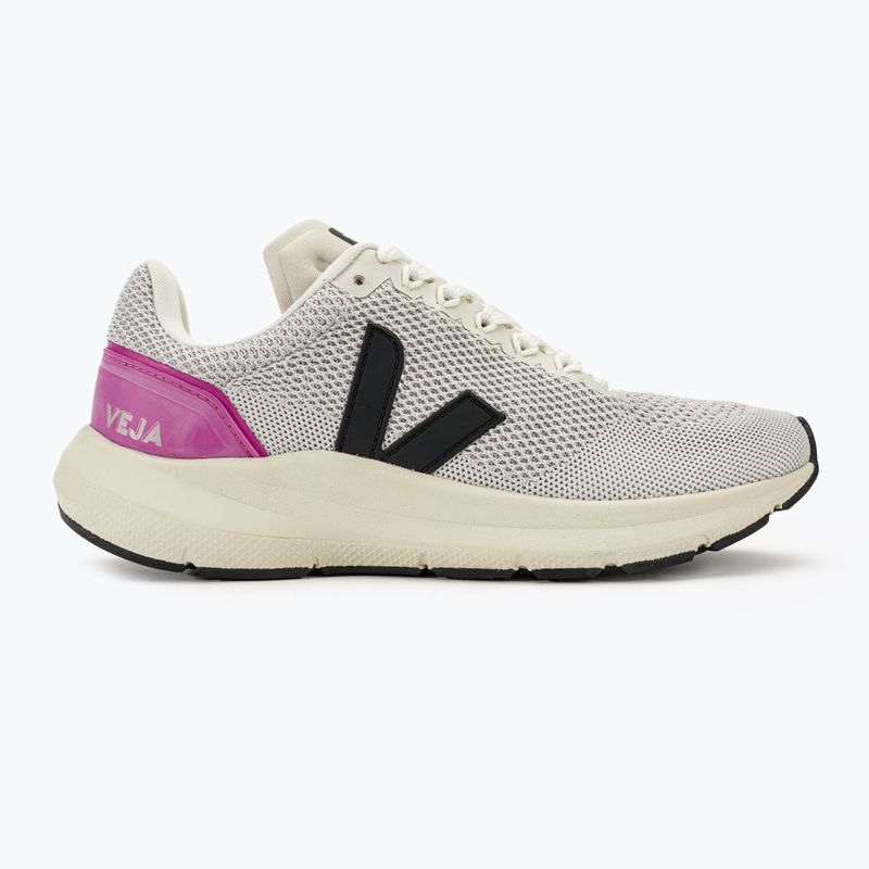 VEJA Marlin V-Knit Damen Laufschuhe Kreide/schwarz/ultraviolett 2