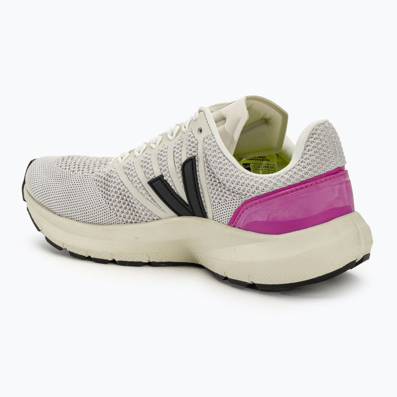 VEJA Marlin V-Knit Damen Laufschuhe Kreide/schwarz/ultraviolett 3