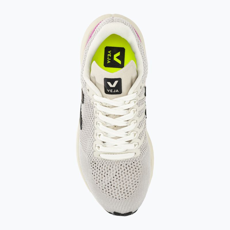 VEJA Marlin V-Knit Damen Laufschuhe Kreide/schwarz/ultraviolett 5