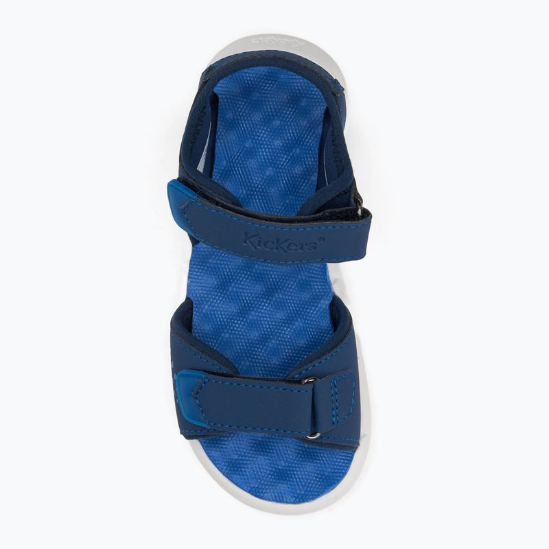 Kickers Jumangap bleu marine Kindersandalen 5