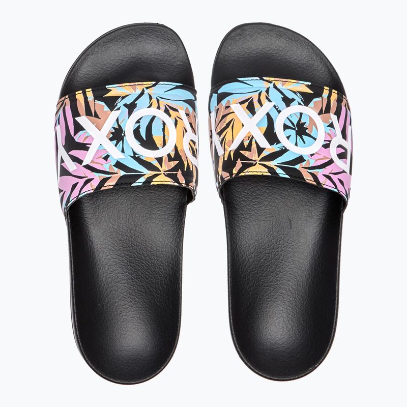 Damen-Flip-Flops ROXY Slippy II 2021 black multi 4