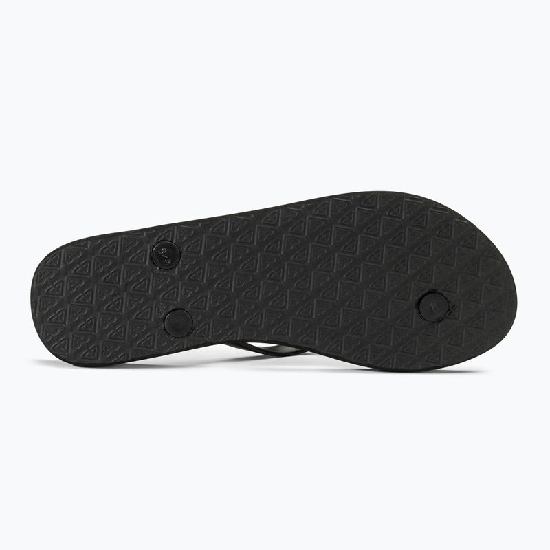ROXY Viva Stamp II Damen Flip Flops schwarz/weiß