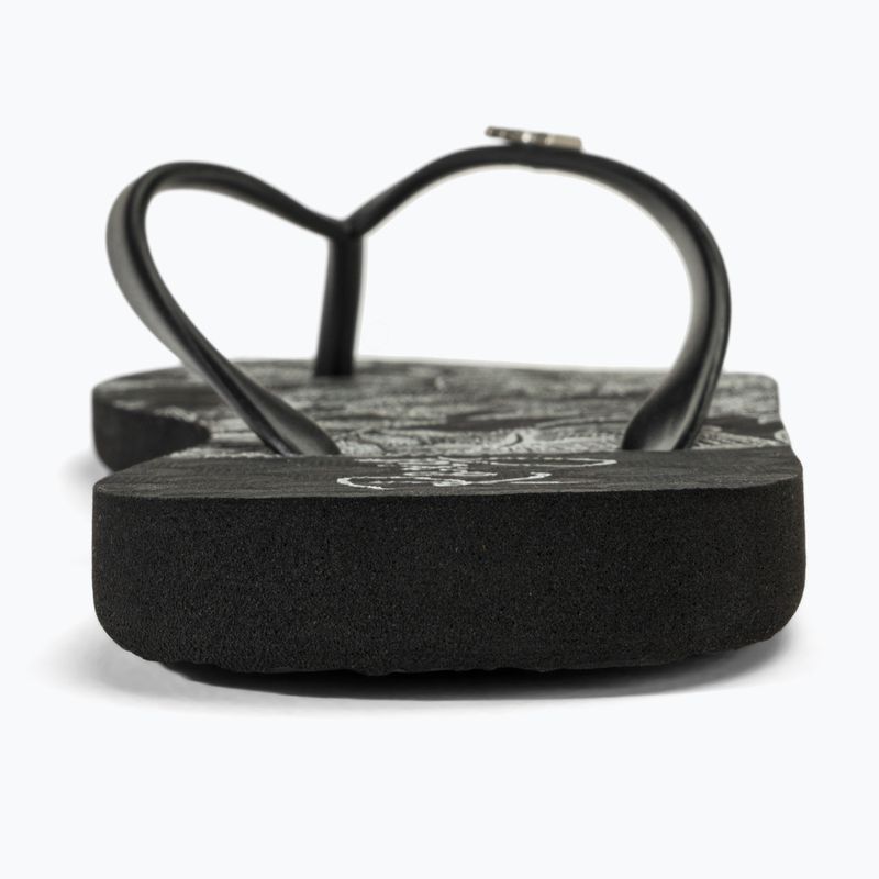 ROXY Viva Stamp II Damen Flip Flops schwarz/weiß