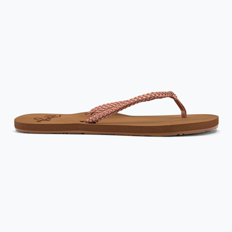 Damen-Flip-Flops ROXY Costas 2021 rose gold 2