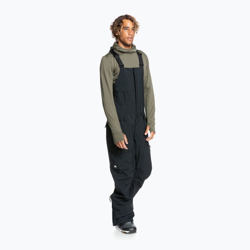 Snowboardhose Herren Quiksilver Utility Bib schwarz EQYTP3153 2