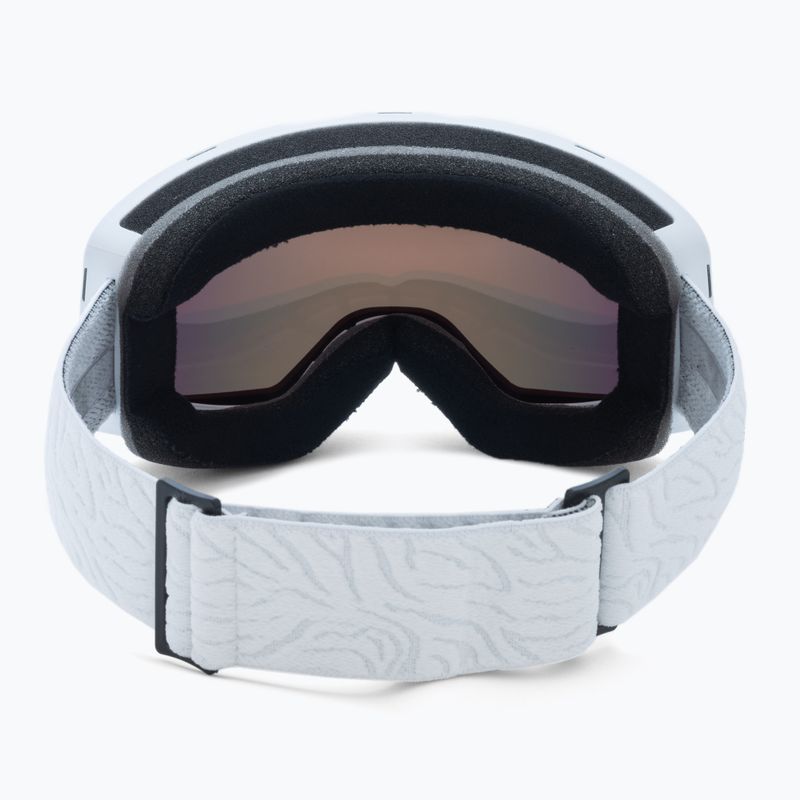 Snowboardbrille für Frauen ROXY Storm Women 2021 bright white/amber rose ml red 3