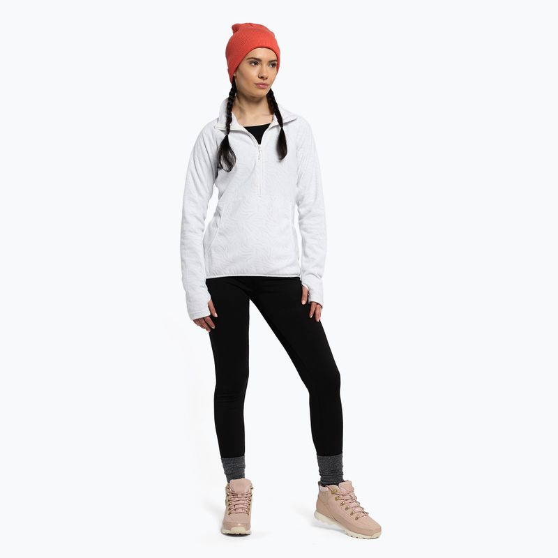 Snowboard-Sweatshirt für Frauen ROXY Cascade 2021 bright white zebra print 2