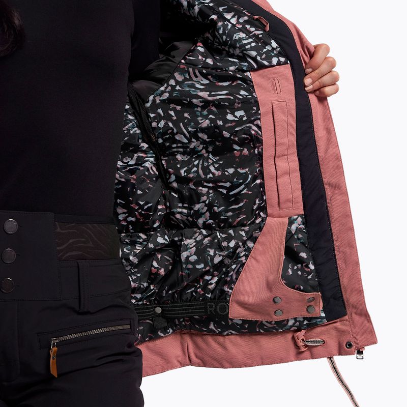Snowboardjacke für Frauen ROXY Meade 2021 dusty rose 12