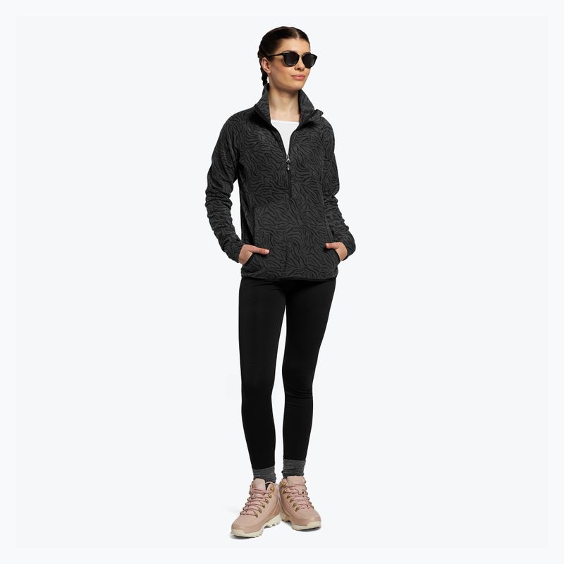 Snowboard-Sweatshirt für Frauen ROXY Cascade 2021 true black zebra print 2