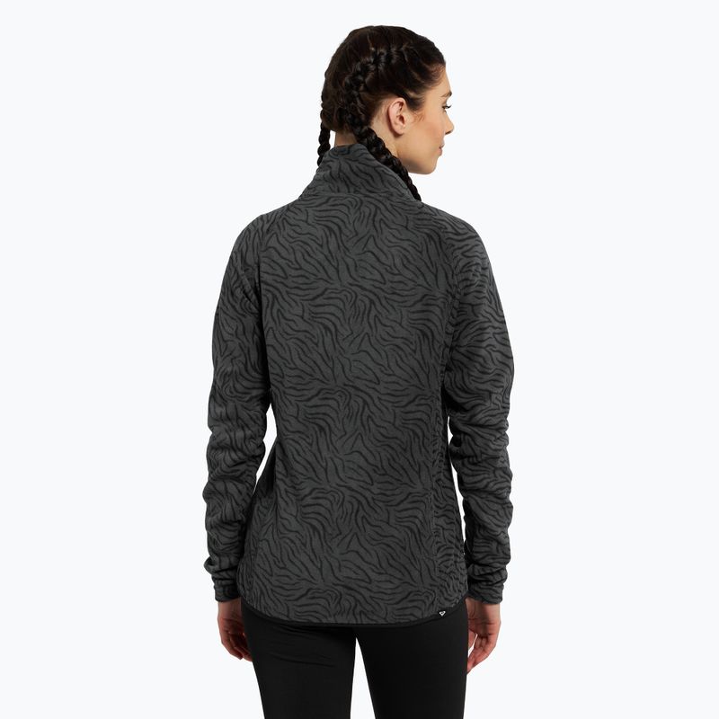 Snowboard-Sweatshirt für Frauen ROXY Cascade 2021 true black zebra print 4