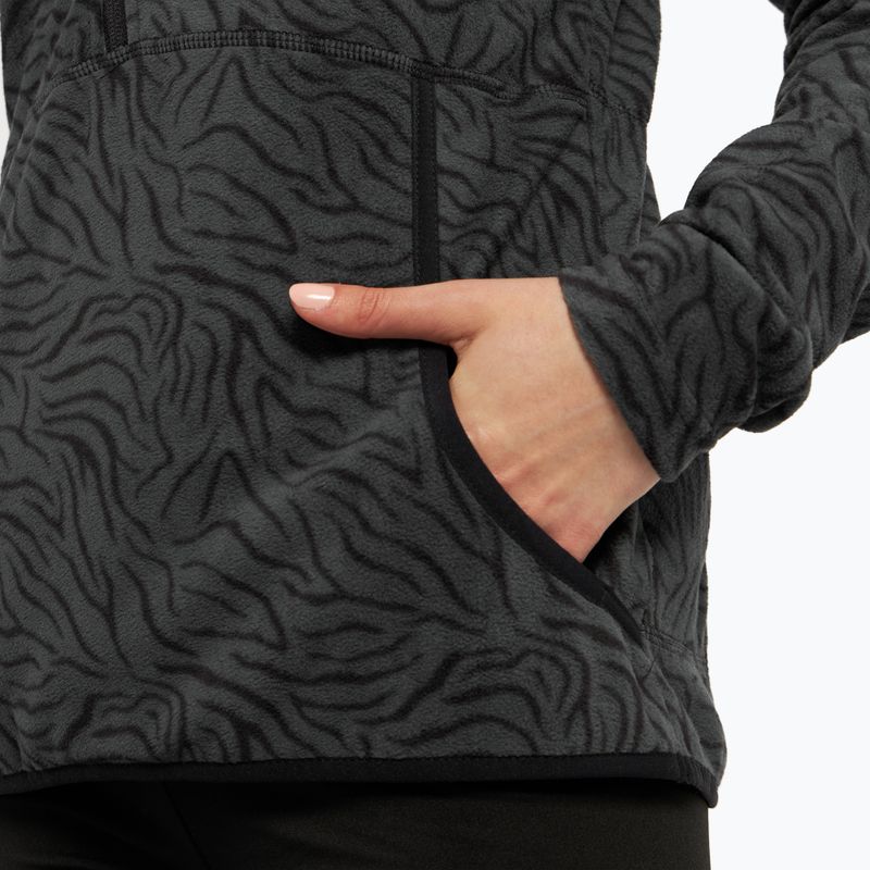 Snowboard-Sweatshirt für Frauen ROXY Cascade 2021 true black zebra print 7