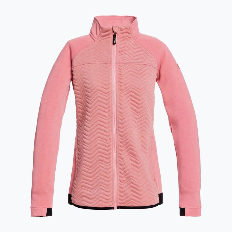 Snowboard-Sweatshirt für Frauen ROXY Limelight Zip Through 2021 dusty rose 9