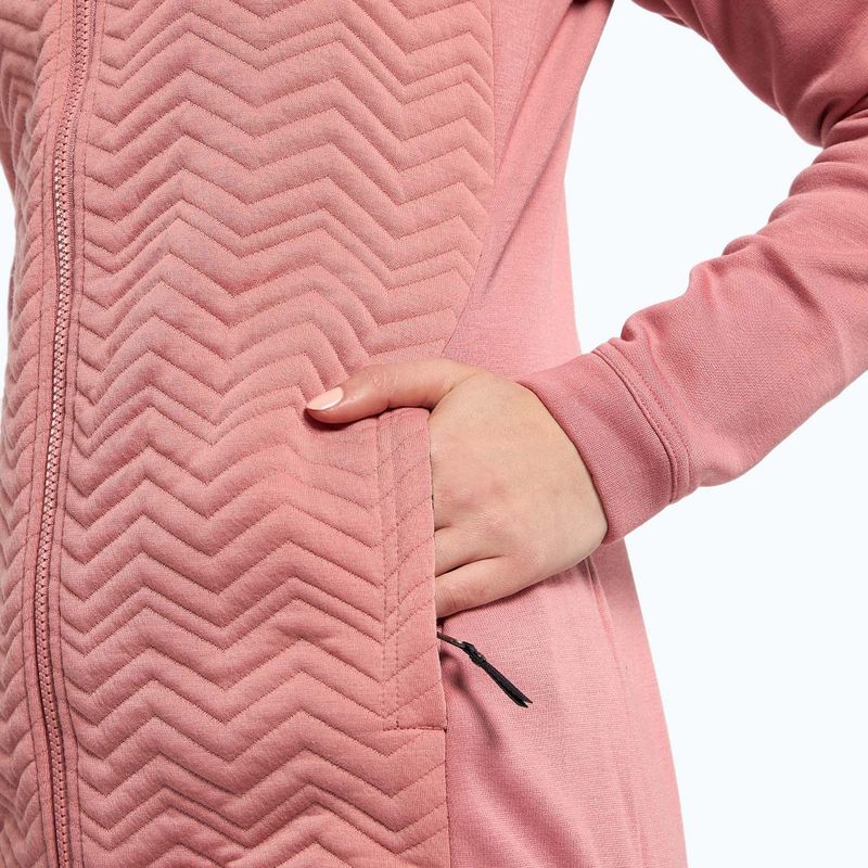 Snowboard-Sweatshirt für Frauen ROXY Limelight Zip Through 2021 dusty rose 6