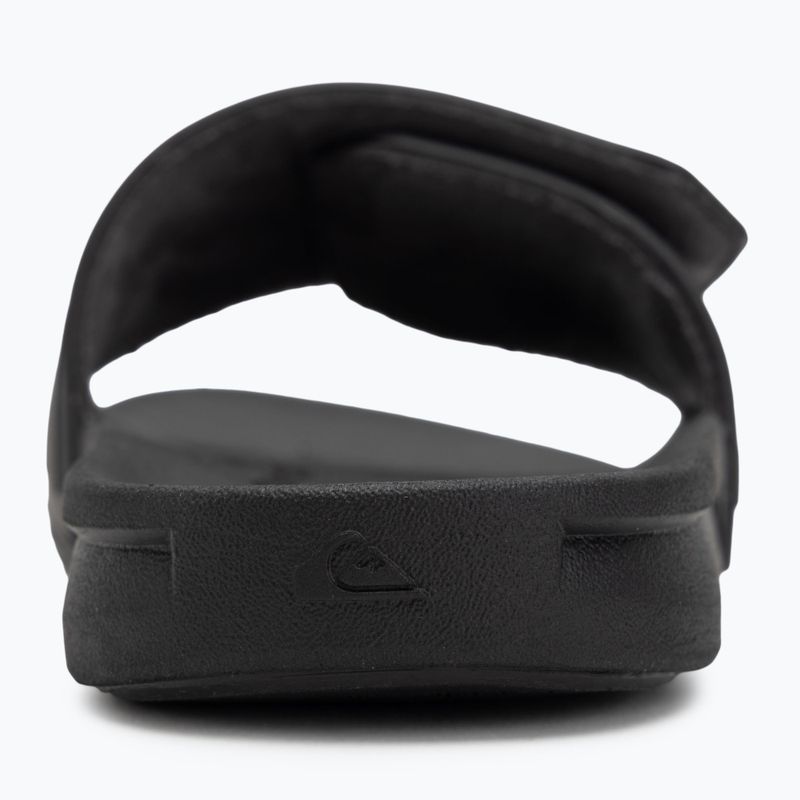 Quiksilver Rivi Slide Adjust schwarz/grau/schwarz Herren-Flip-Flops 6