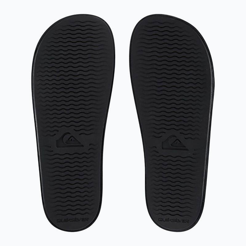 Quiksilver Rivi Slide Adjust schwarz/grau/schwarz Herren-Flip-Flops 3