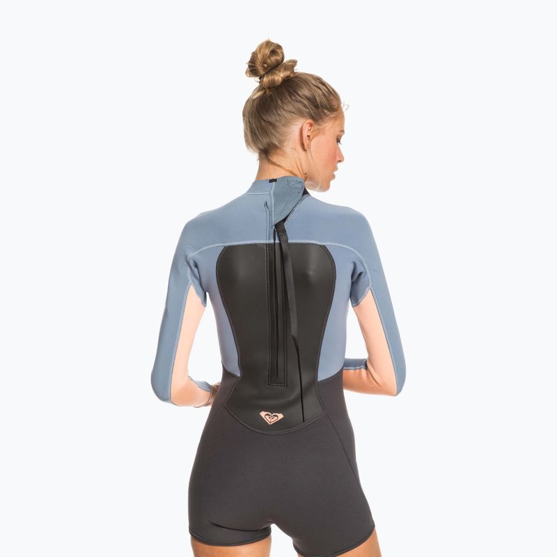 Neoprenanzug für Frauen ROXY 2/2 Prologue BZ LS SP FL 2021 cloud black/powderdgrey/sunglow 2