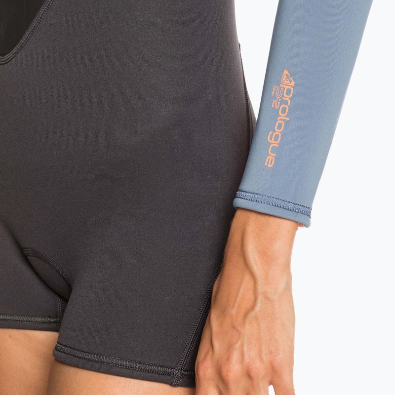 Neoprenanzug für Frauen ROXY 2/2 Prologue BZ LS SP FL 2021 cloud black/powderdgrey/sunglow 4