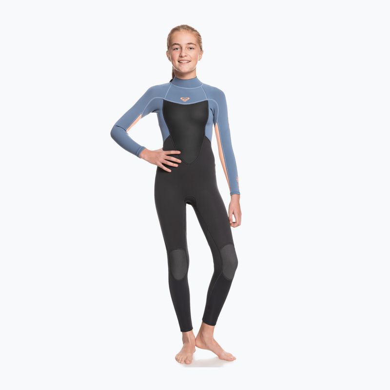 Schwimmschaum für Kinder ROXY 4/3 Prologue Girl BZ GBS 2021 cloud black/powderdgrey/sunglow