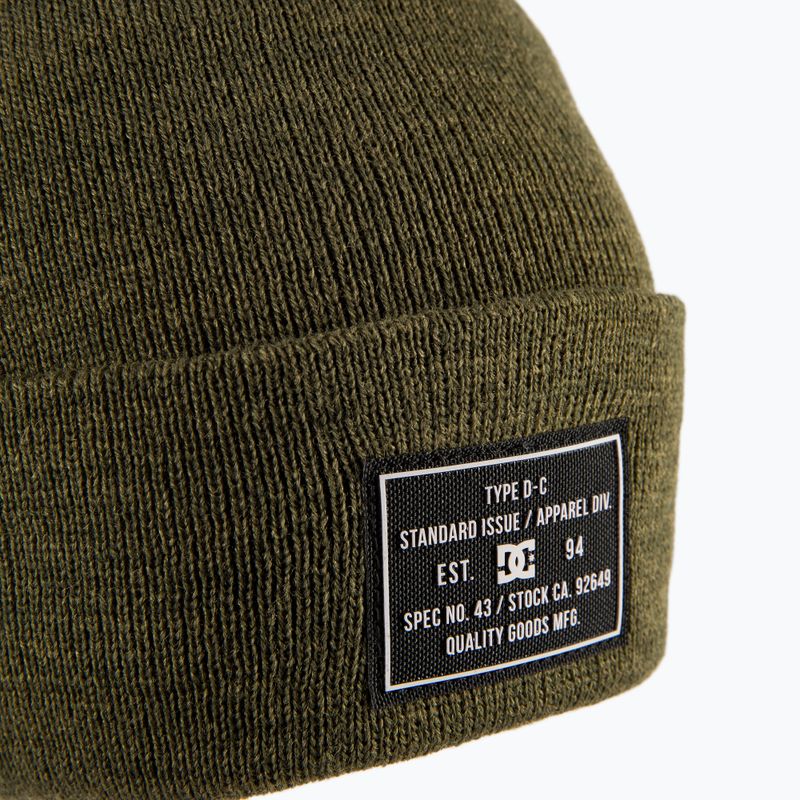 Wintermütze für Männer DC Label olive night 3