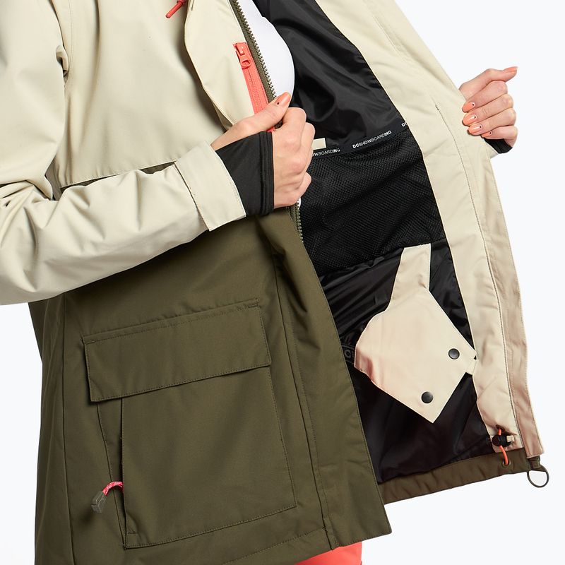 Snowboardjacke für Frauen DC Cruiser overcast 10