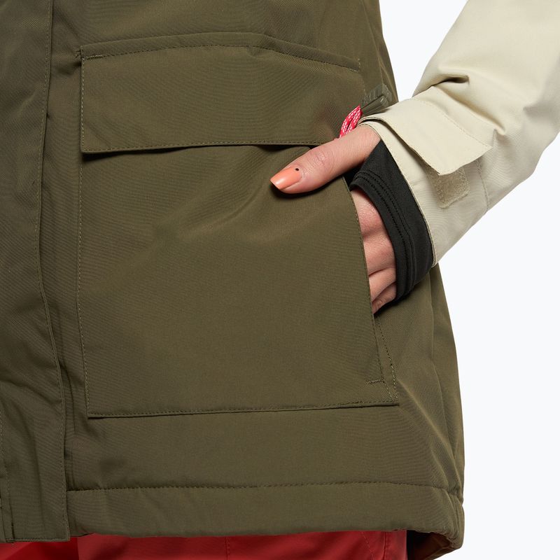 Snowboardjacke für Frauen DC Cruiser overcast 8