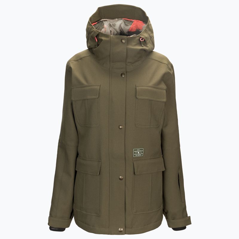 Snowboardjacke für Frauen DC Liberate olive night