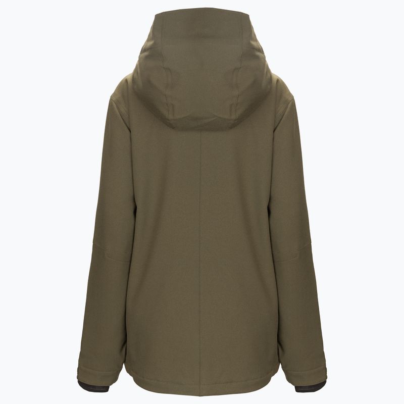 Snowboardjacke für Frauen DC Liberate olive night 2