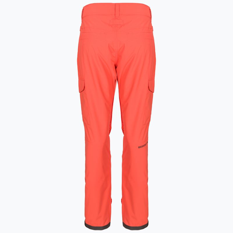 Snowboard-Hose für Frauen DC Nonchalant hot coral 8
