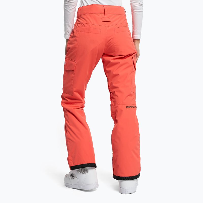 Snowboard-Hose für Frauen DC Nonchalant hot coral 4