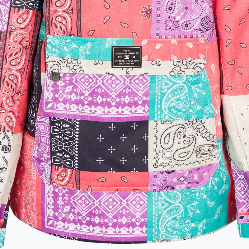 Snowboardjacke für Frauen DC Savvy Anorak wmns/multi bandana 3