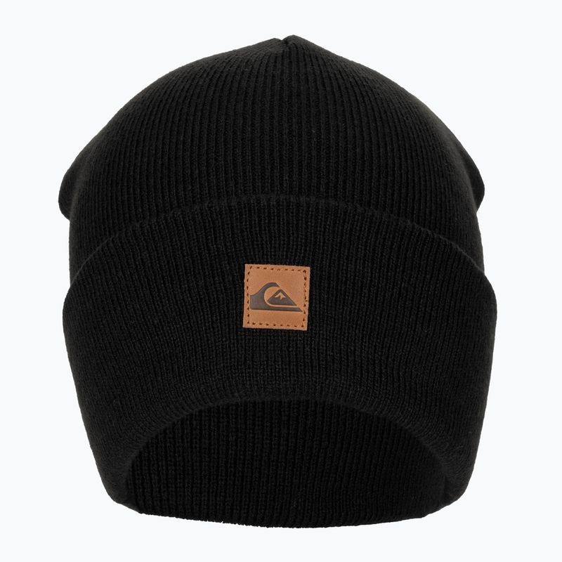 Herren Quiksilver Brigade Beanie Snowboard Mütze echt schwarz 2