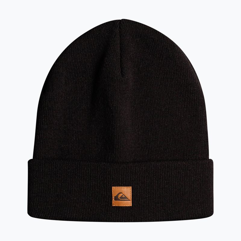 Herren Quiksilver Brigade Beanie Snowboard Mütze echt schwarz 6